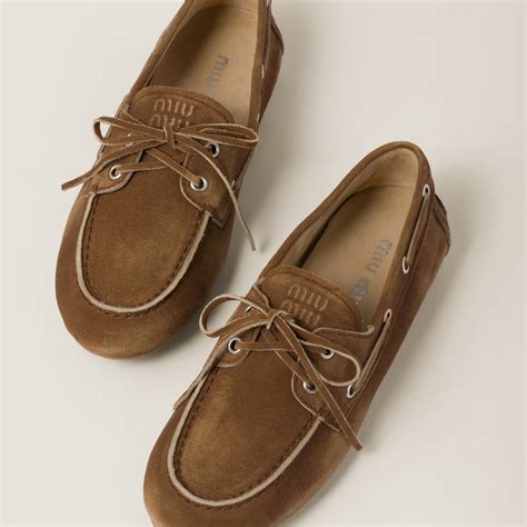 Cinnamon Faded Unlined Suede Loafers 